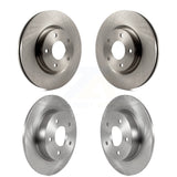 Front Rear Disc Brake Rotors Kit For 2019-2022 Nissan Altima With Power Operated Parking K8-102271