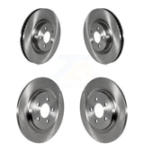 Front Rear Disc Brake Rotors Kit For 2022 Ford Explorer 2.3L With 345mm Diameter Rotor K8-102411