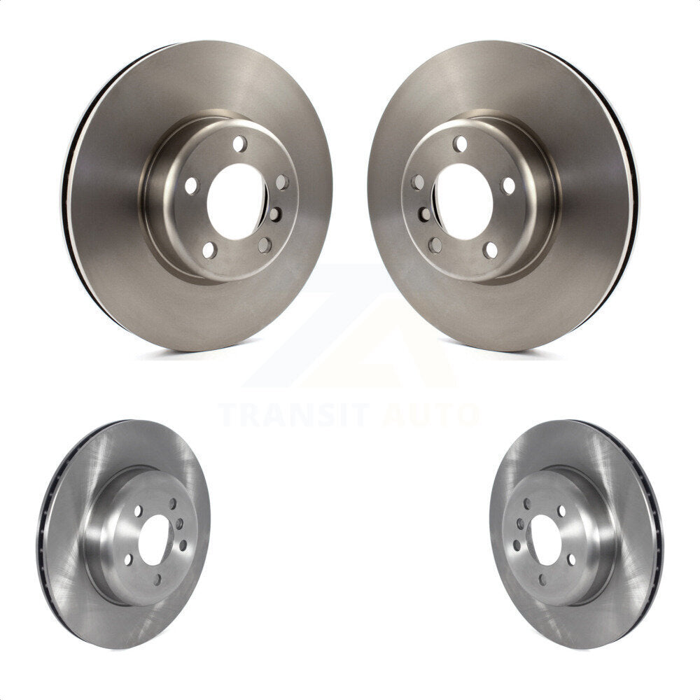 Front Rear Disc Brake Rotors Kit For BMW 328i xDrive 330i 428i Gran Coupe With Blue Painted Calipers K8-102355
