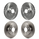 Front Rear Disc Brake Rotors Kit For Buick Lucerne K8-101025