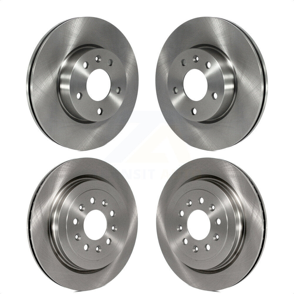 Front Rear Disc Brake Rotors Kit For Cadillac ATS K8-101062