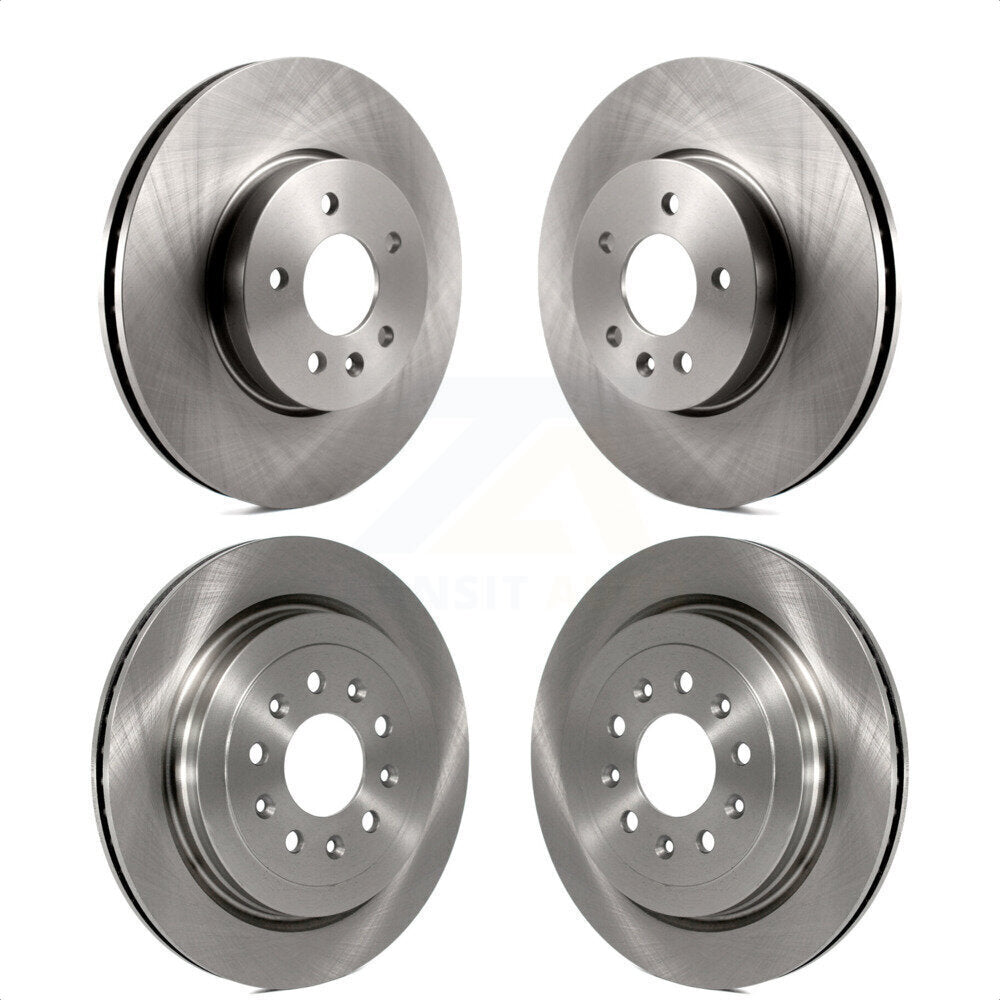 Front Rear Disc Brake Rotors Kit For Cadillac ATS K8-101063