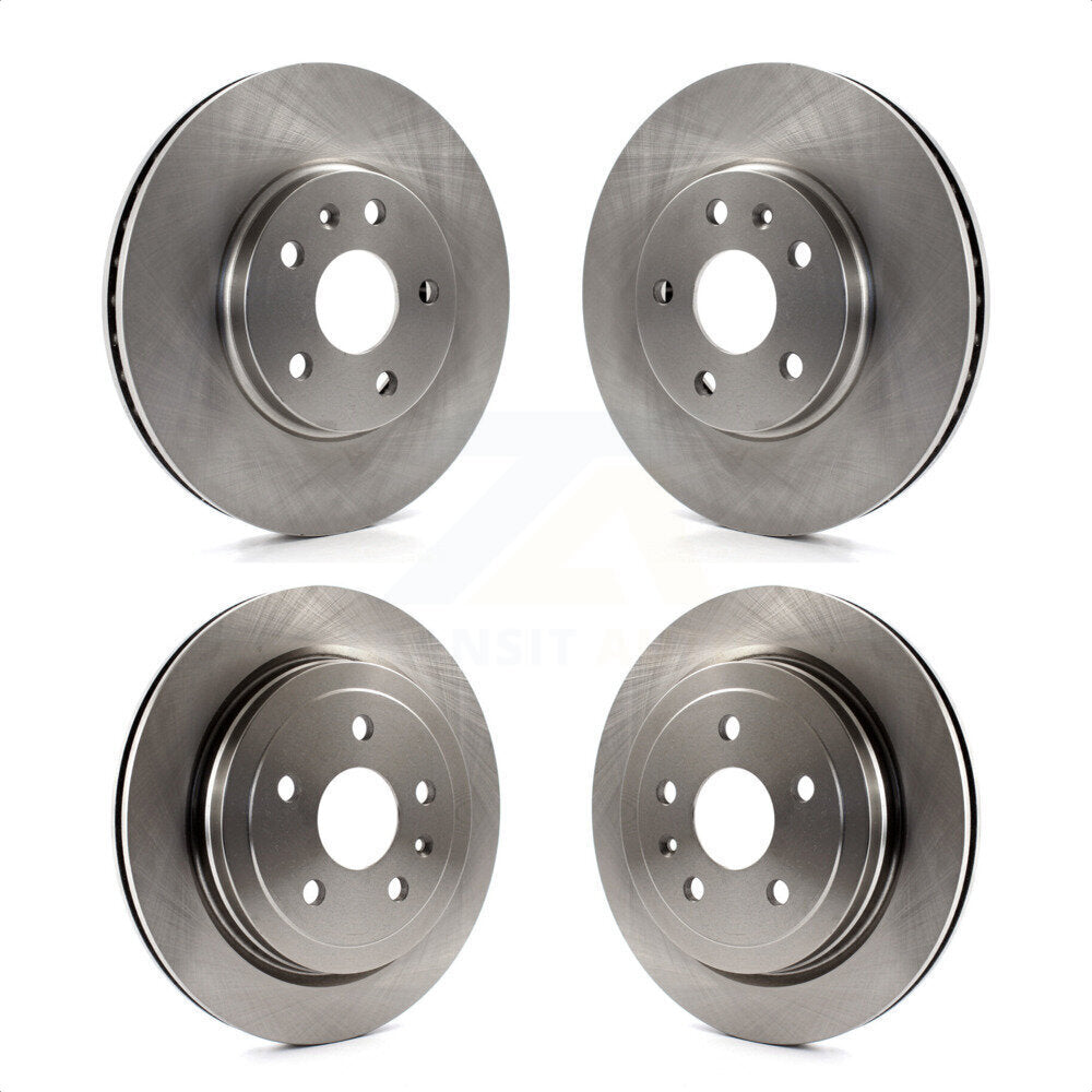 Front Rear Disc Brake Rotors Kit For Cadillac CTS K8-101041