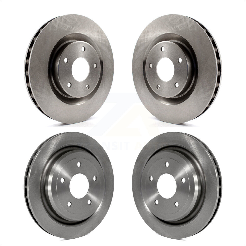 Front Rear Disc Brake Rotors Kit For Chevrolet Corvette Cadillac XLR K8-101005