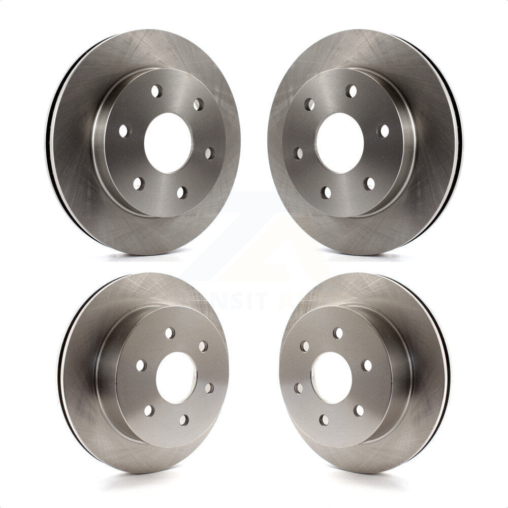 Front Rear Disc Brake Rotors Kit For Chevrolet Express 2500 GMC Savana K8-100984