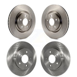 Front Rear Disc Brake Rotors Kit For Chevrolet HHR With Dual Piston Caliper K8-101053
