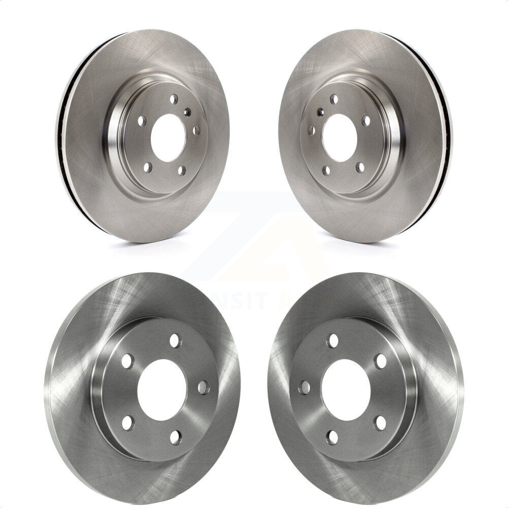 Front Rear Disc Brake Rotors Kit For Chevrolet Impala Limited K8-101020