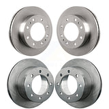 Front Rear Disc Brake Rotors Kit For Chevrolet Silverado 3500 GMC HD Sierra Classic K8-100992