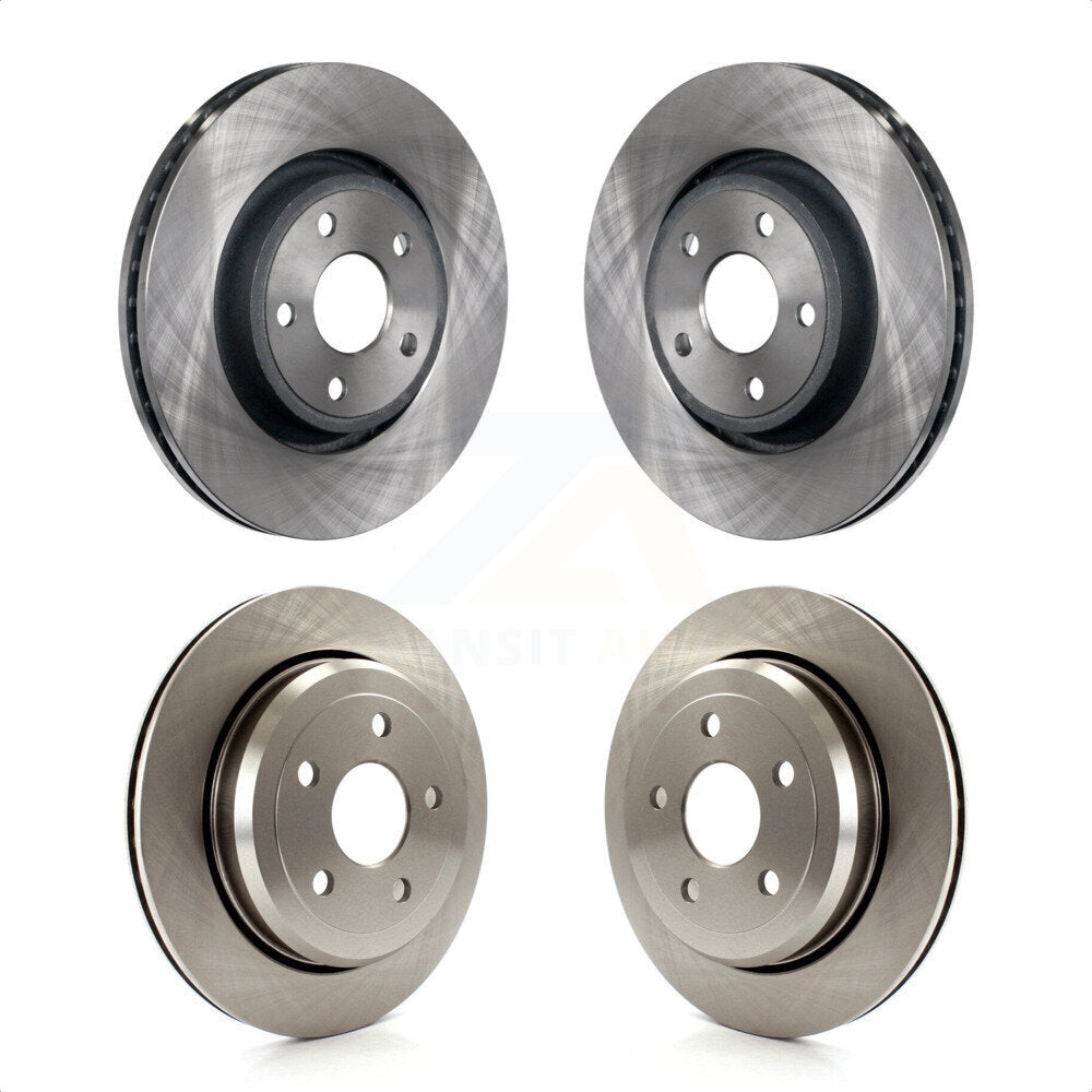 Front Rear Disc Brake Rotors Kit For Dodge Durango Jeep Grand Cherokee WK K8-101212