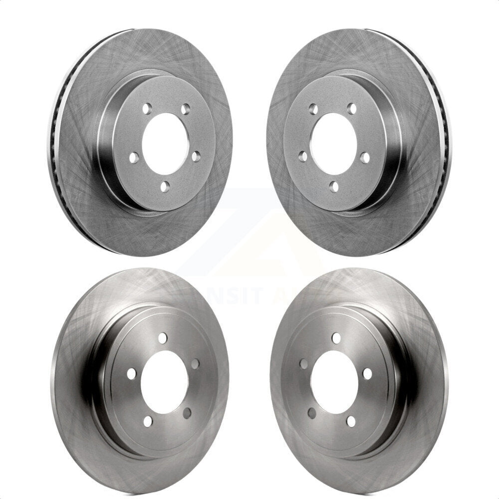 Front Rear Disc Brake Rotors Kit For Ford Explorer Mercury Mountaineer K8-101100