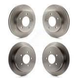 Front Rear Disc Brake Rotors Kit For Ford F-150 4WD K8-101079