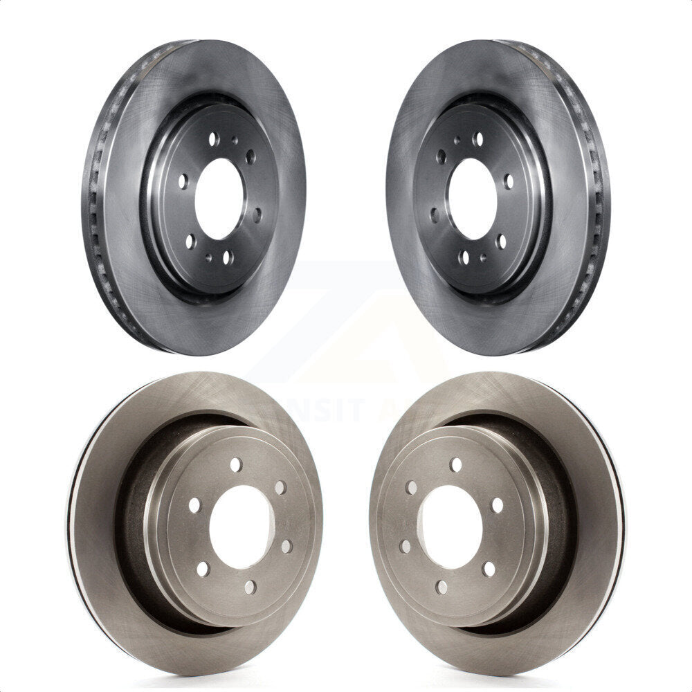 Front Rear Disc Brake Rotors Kit For Ford F-150 K8-101129