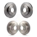 Front Rear Disc Brake Rotors Kit For Ford F-150 Lincoln Mark LT 4WD K8-101112