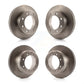 Front Rear Disc Brake Rotors Kit For Ford F-350 Super Duty F-450 K8-101122