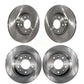 Front Rear Disc Brake Rotors Kit For Ford Fusion Mazda 6 Lincoln MKZ Mercury Milan Zephyr K8-101124
