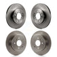 Front Rear Disc Brake Rotors Kit For Honda Civic Acura EL K8-101234