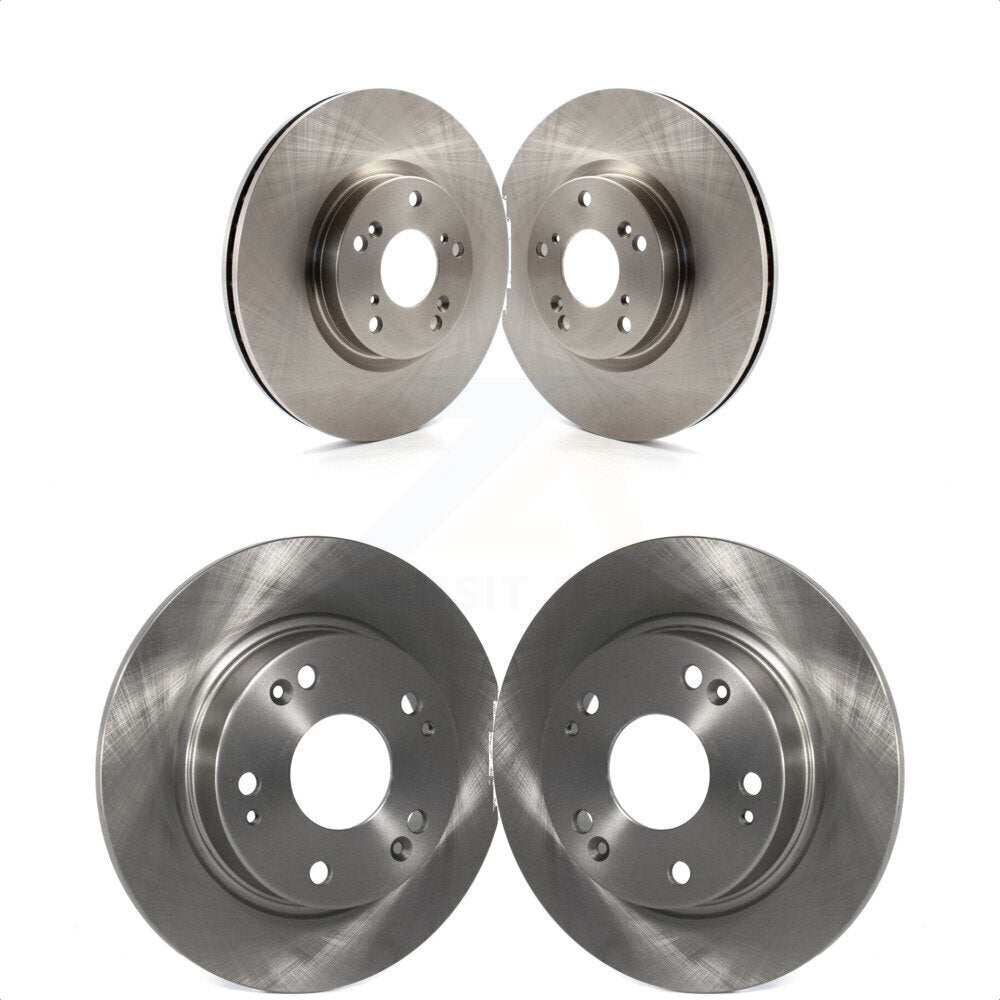 Front Rear Disc Brake Rotors Kit For Honda Civic Acura ILX CSX K8-101396