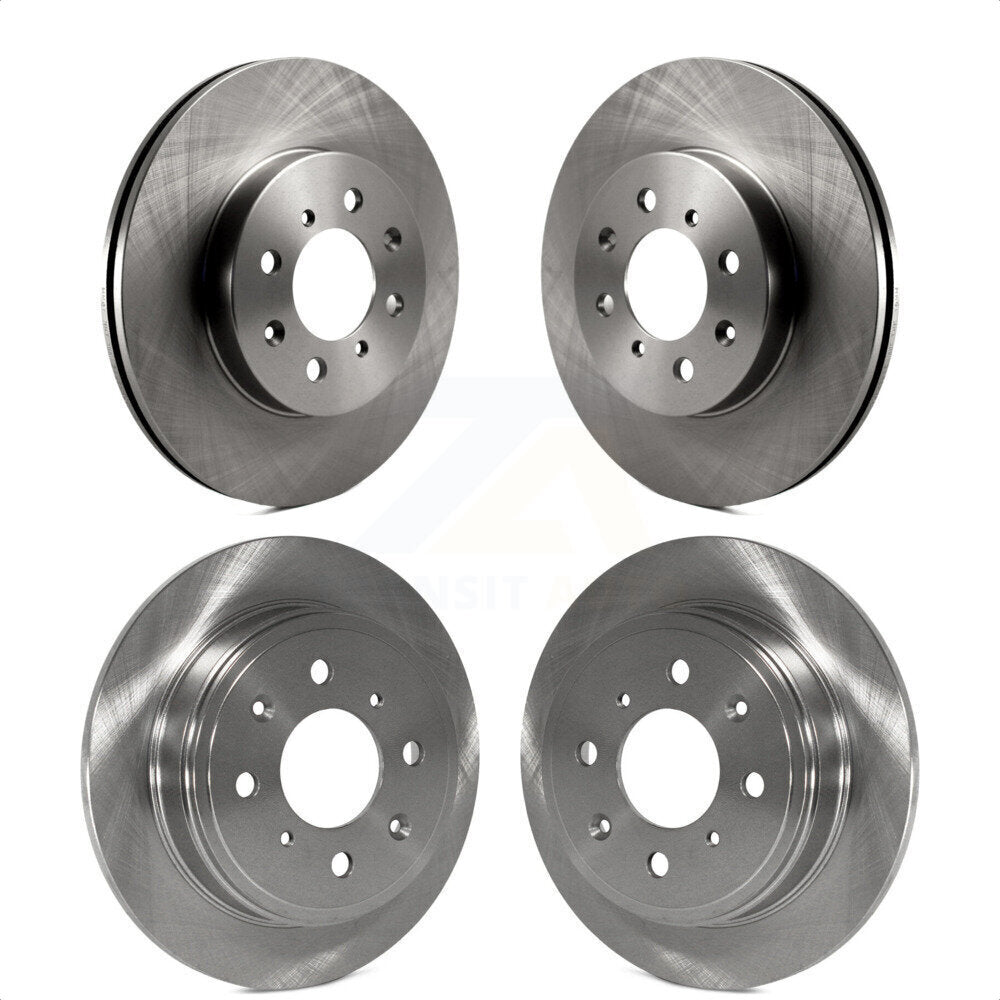 Front Rear Disc Brake Rotors Kit For Honda Civic Acura Integra del Sol EL K8-101233
