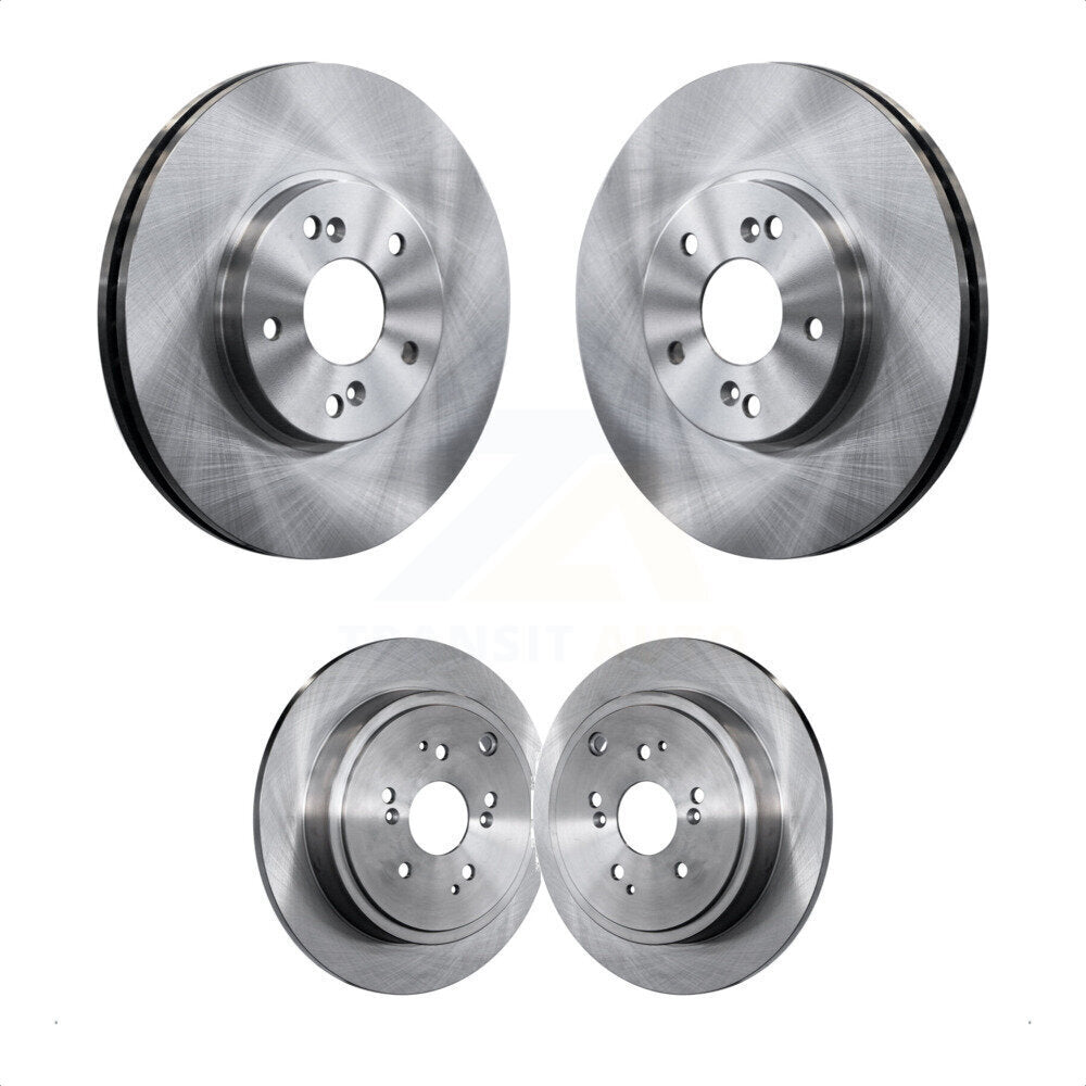 Front Rear Disc Brake Rotors Kit For Honda Pilot Acura MDX K8-101286