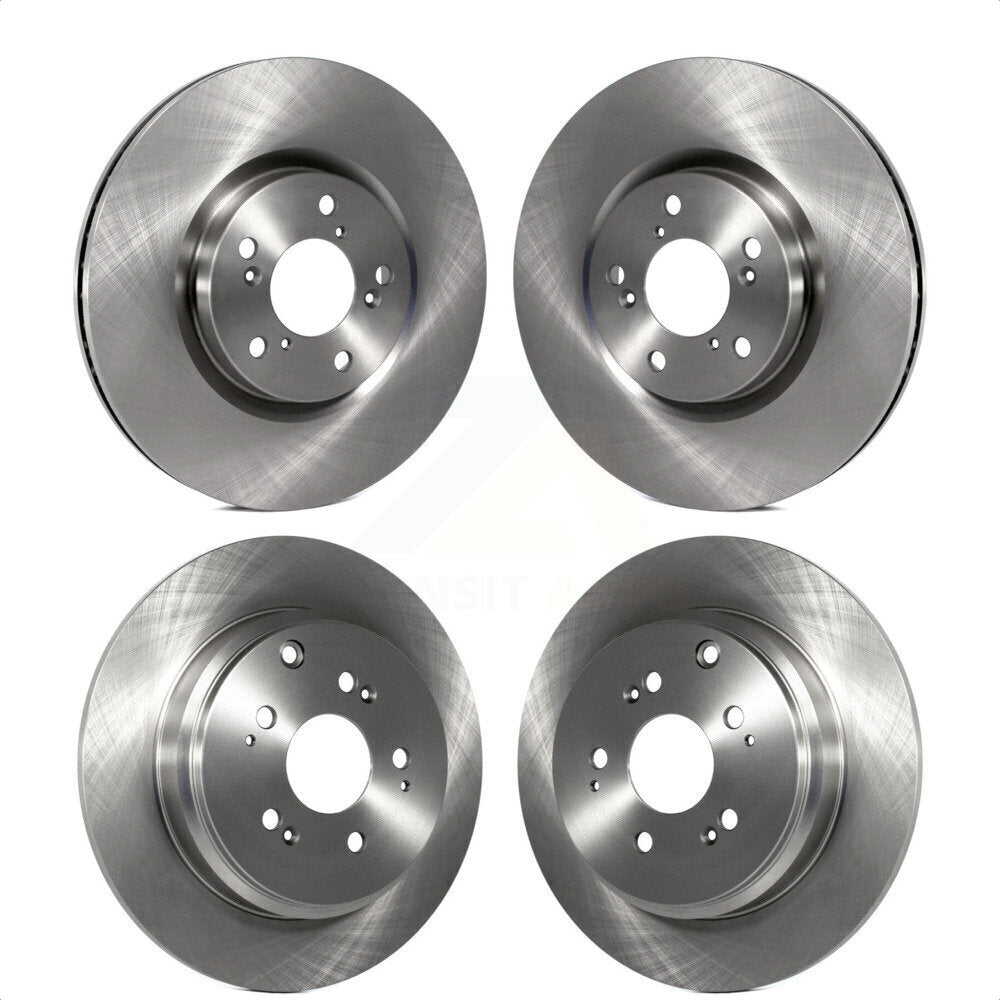 Front Rear Disc Brake Rotors Kit For Honda Pilot Acura MDX ZDX K8-101493