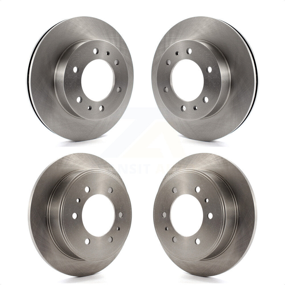 Front Rear Disc Brake Rotors Kit For Hummer H3 H3T K8-101016