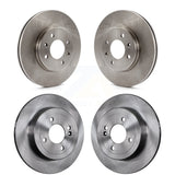 Front Rear Disc Brake Rotors Kit For Hyundai Accent Kia Rio K8-101602