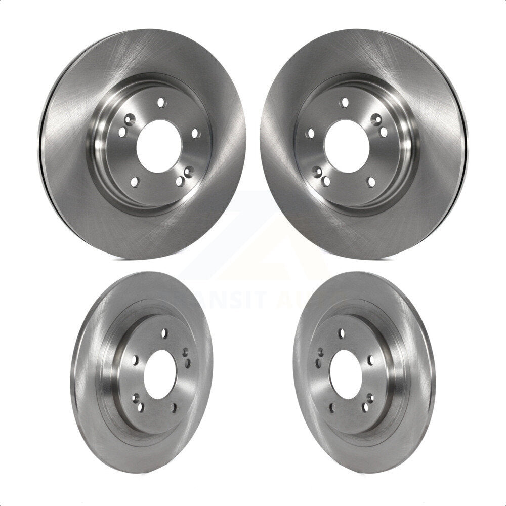 Front Rear Disc Brake Rotors Kit For Hyundai Kona Kia Seltos K8-102266