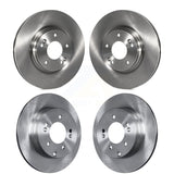 Front Rear Disc Brake Rotors Kit For Hyundai Sonata Kia Optima With Manual Parking K8-101639