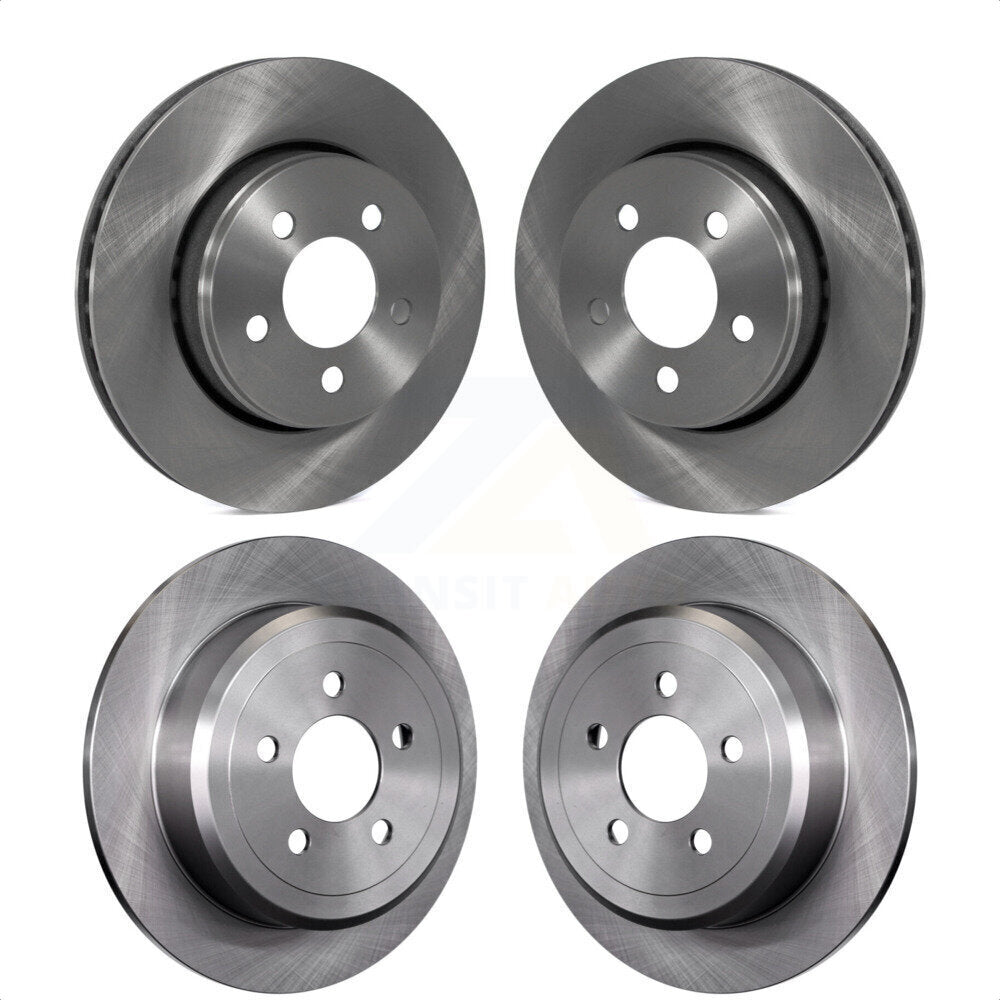 Front Rear Disc Brake Rotors Kit For Jeep Liberty Dodge Nitro K8-101203