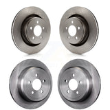 Front Rear Disc Brake Rotors Kit For Jeep Liberty Dodge Nitro With 332mm Diameter Rotor K8-101207