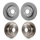 Front Rear Disc Brake Rotors Kit For Jeep Wrangler JK K8-101202