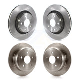 Front Rear Disc Brake Rotors Kit For Jeep Wrangler JK With 332mm Diameter Rotor K8-101682