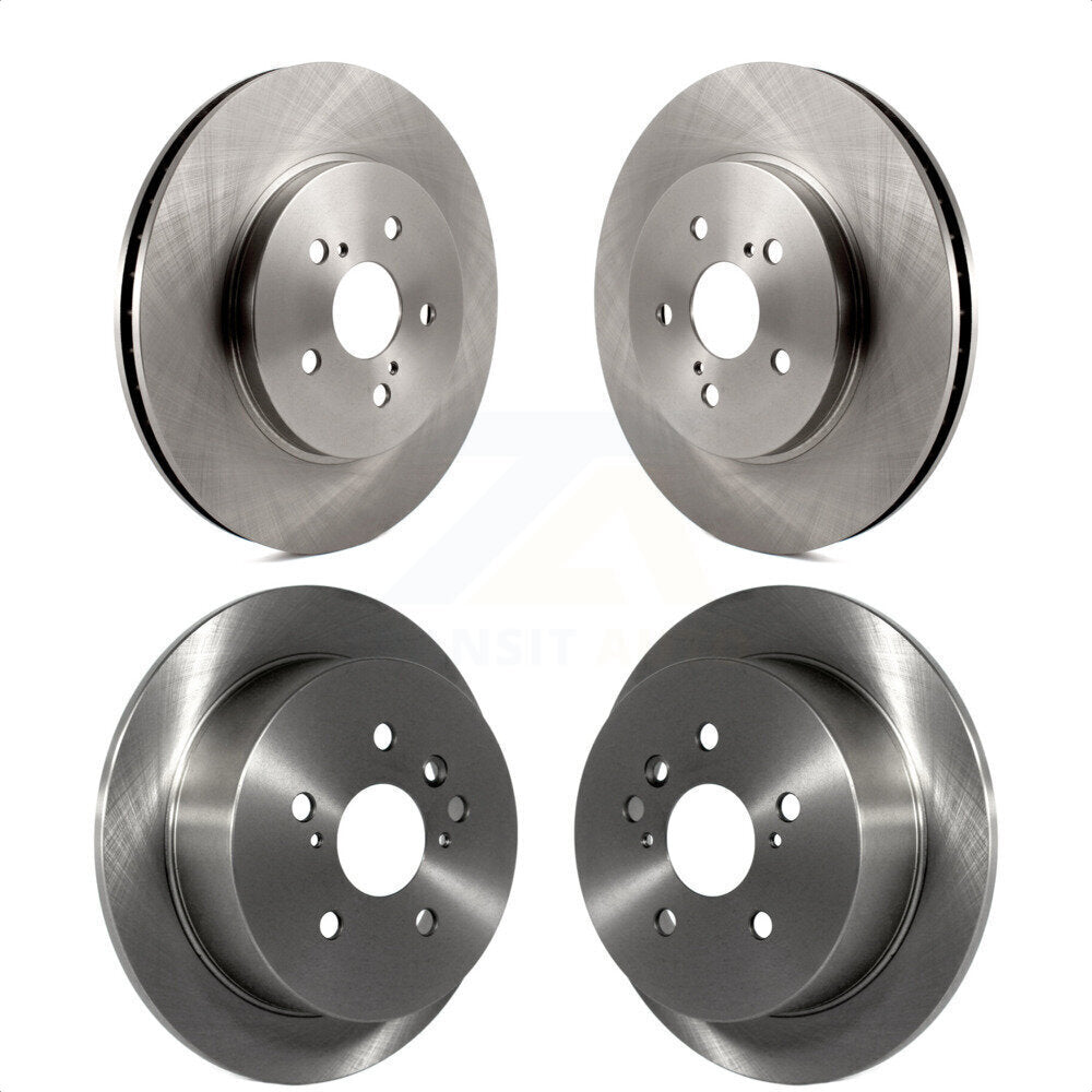 Front Rear Disc Brake Rotors Kit For Lexus Toyota Highlander RX350 RX330 RX400h K8-101401