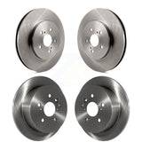 Front Rear Disc Brake Rotors Kit For Lexus Toyota Highlander RX350 RX330 RX400h K8-101401