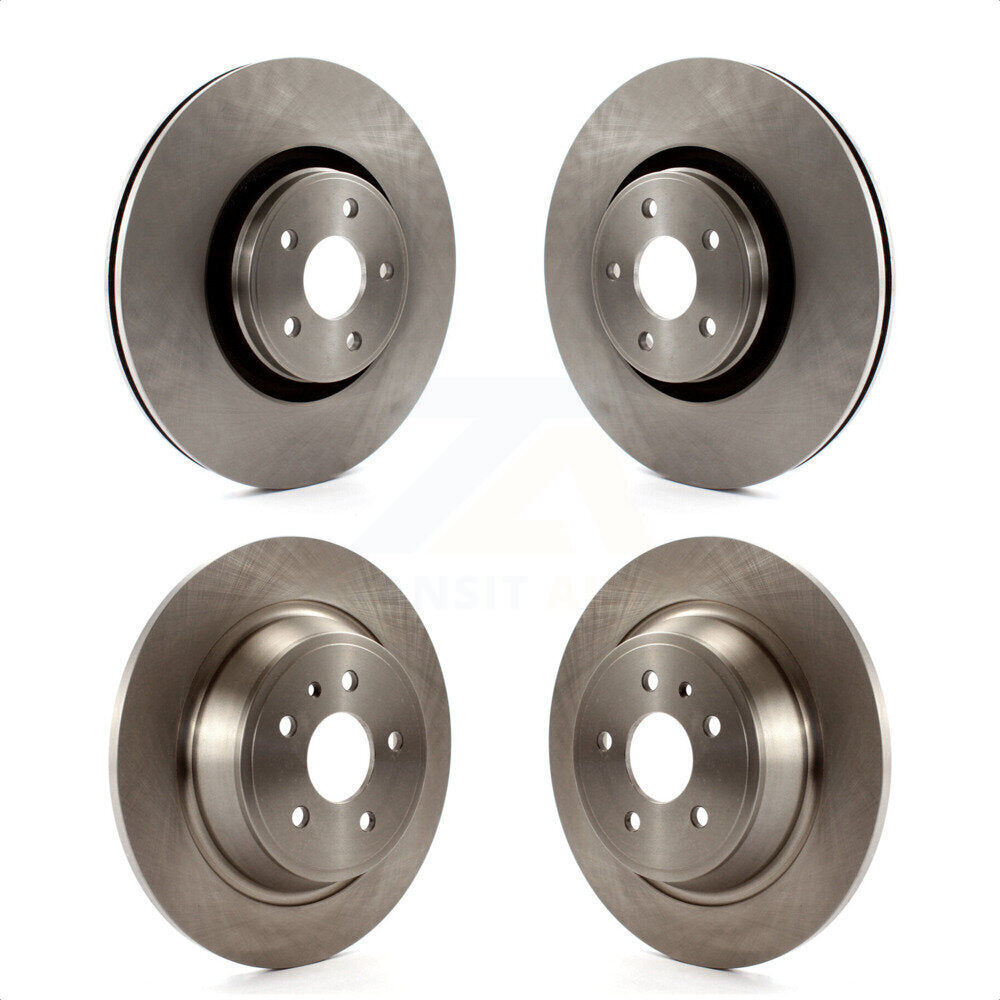Front Rear Disc Brake Rotors Kit For Lincoln MKC K8-101158