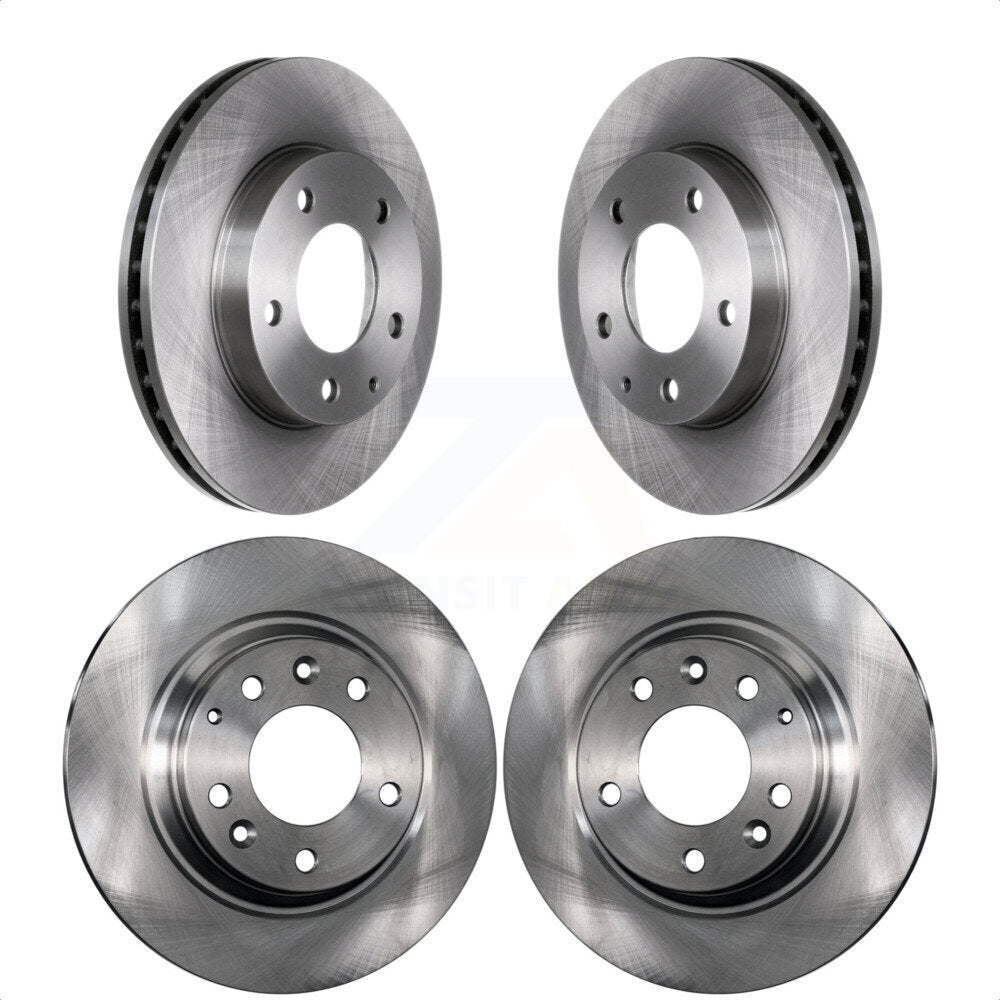 Front Rear Disc Brake Rotors Kit For Mazda 626 K8-101247