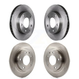 Front Rear Disc Brake Rotors Kit For Mazda Protege Protege5 626 Ford Probe MX-6 K8-101246