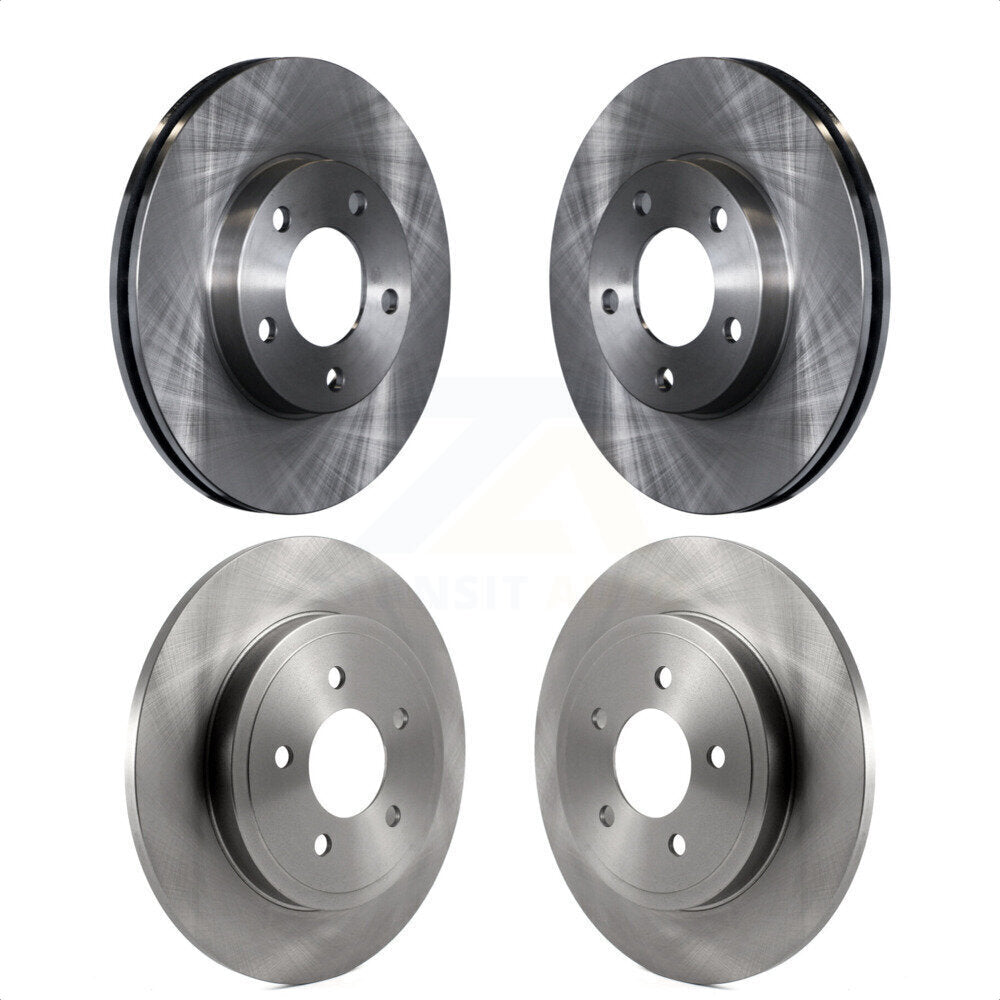 Front Rear Disc Brake Rotors Kit For Mazda Tribute Mercury Mariner K8-101101
