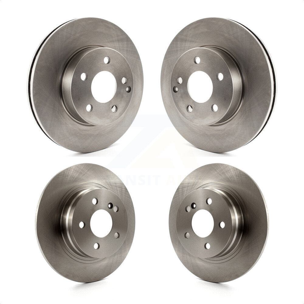 Front Rear Disc Brake Rotors Kit For Mercedes-Benz C300 C250 C230 K8-101575