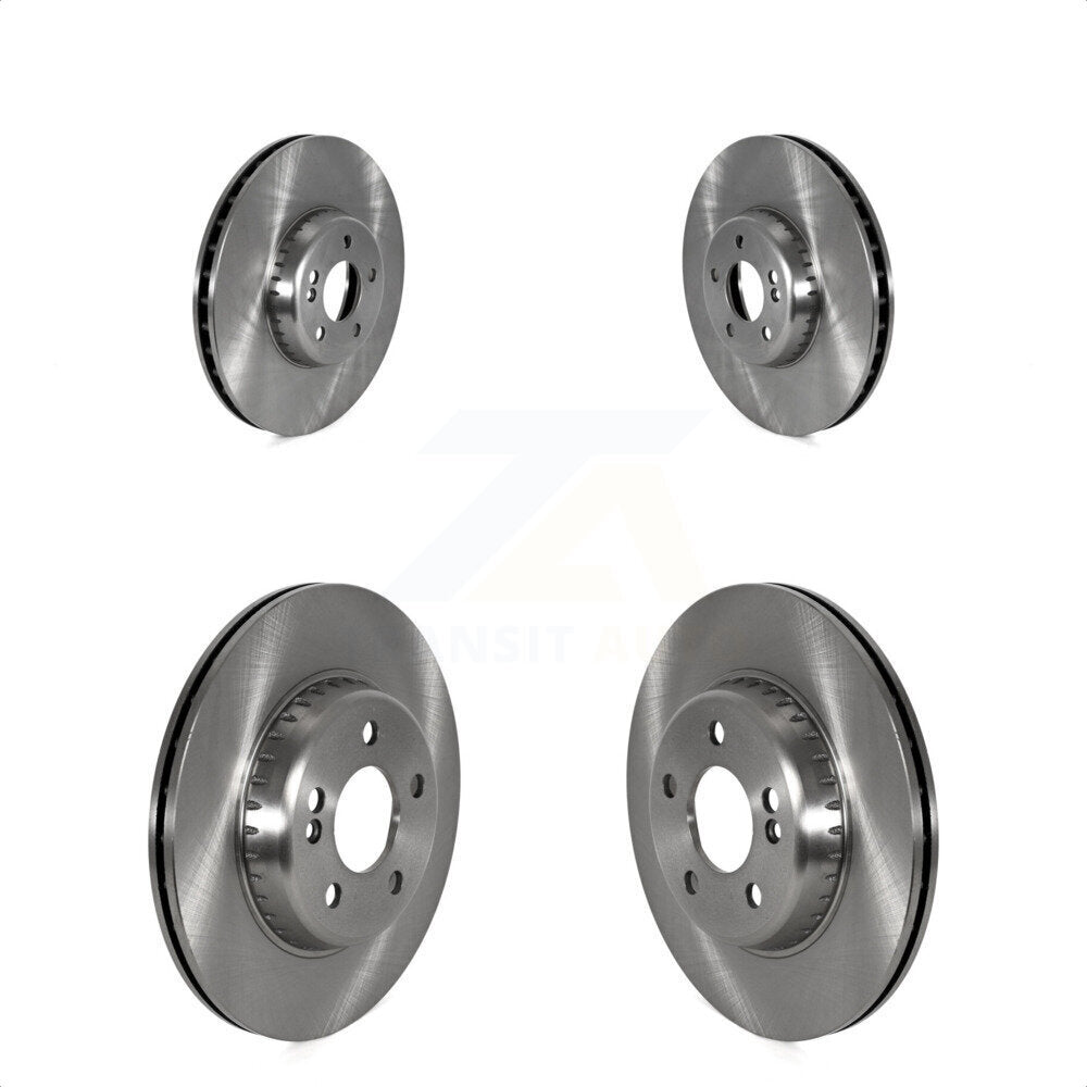 Front Rear Disc Brake Rotors Kit For Mercedes-Benz C300 C400 C350e K8-102436
