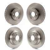 Front Rear Disc Brake Rotors Kit For Mercedes-Benz E350 E400 With 322mm Diameter Rotor K8-101578