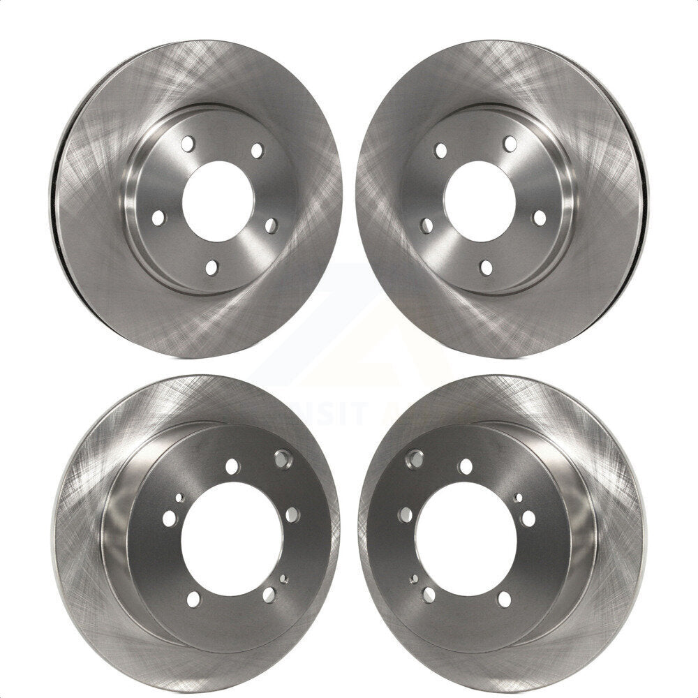 Front Rear Disc Brake Rotors Kit For Mitsubishi Chrysler Sebring Dodge Stratus Eclipse Galant Lancer K8-101174