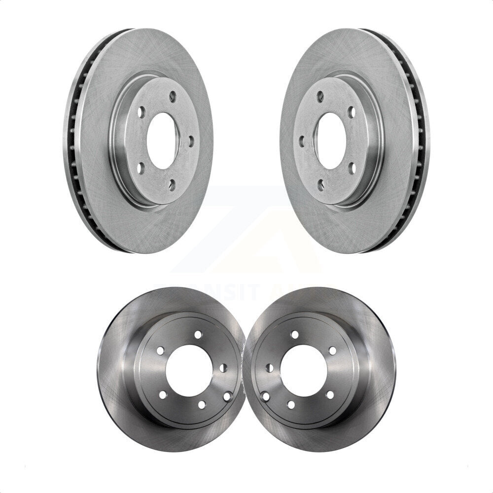 Front Rear Disc Brake Rotors Kit For Mitsubishi Lancer Dodge Caliber K8-101197