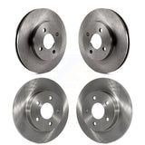 Front Rear Disc Brake Rotors Kit For Pontiac G5 Pursuit With Drum Brakes K8-101001