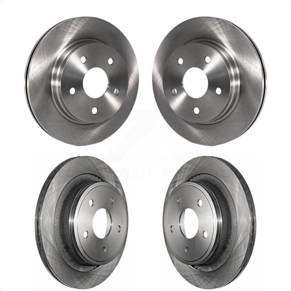 Front Rear Disc Brake Rotors Kit For Ram 1500 Dodge Durango Classic Chrysler Aspen K8-101182
