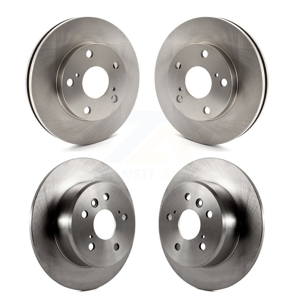 Front Rear Disc Brake Rotors Kit For Toyota Camry K8-101245
