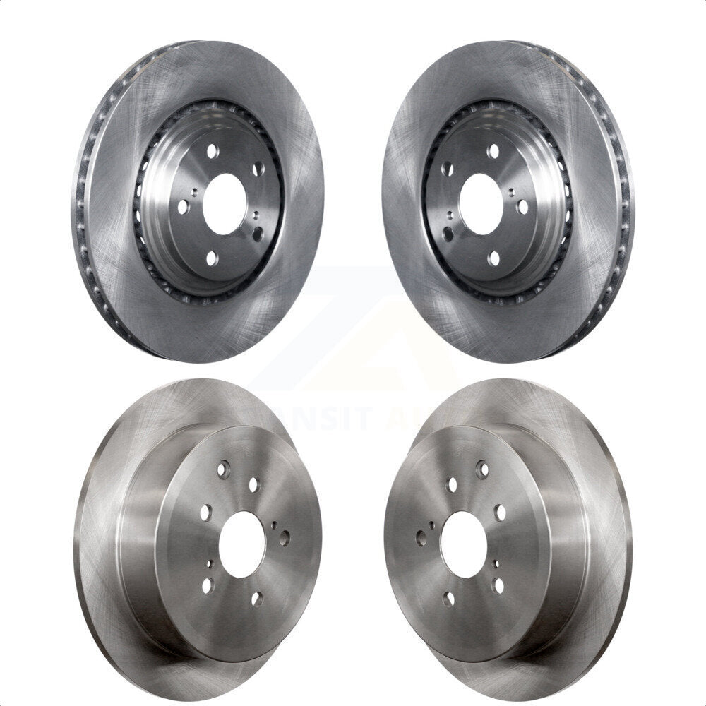 Front Rear Disc Brake Rotors Kit For Toyota Highlander Sienna Lexus RX350 RX450h K8-101522