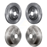 Front Rear Disc Brake Rotors Kit For Toyota Highlander Sienna Lexus RX350 RX450h K8-101522
