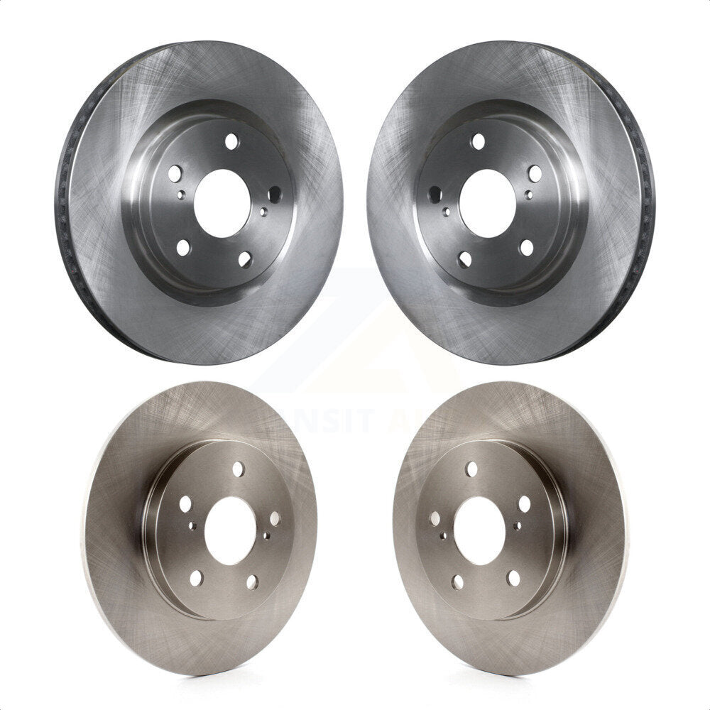 Front Rear Disc Brake Rotors Kit For Toyota Matrix Pontiac Vibe Corolla iM Scion K8-101456
