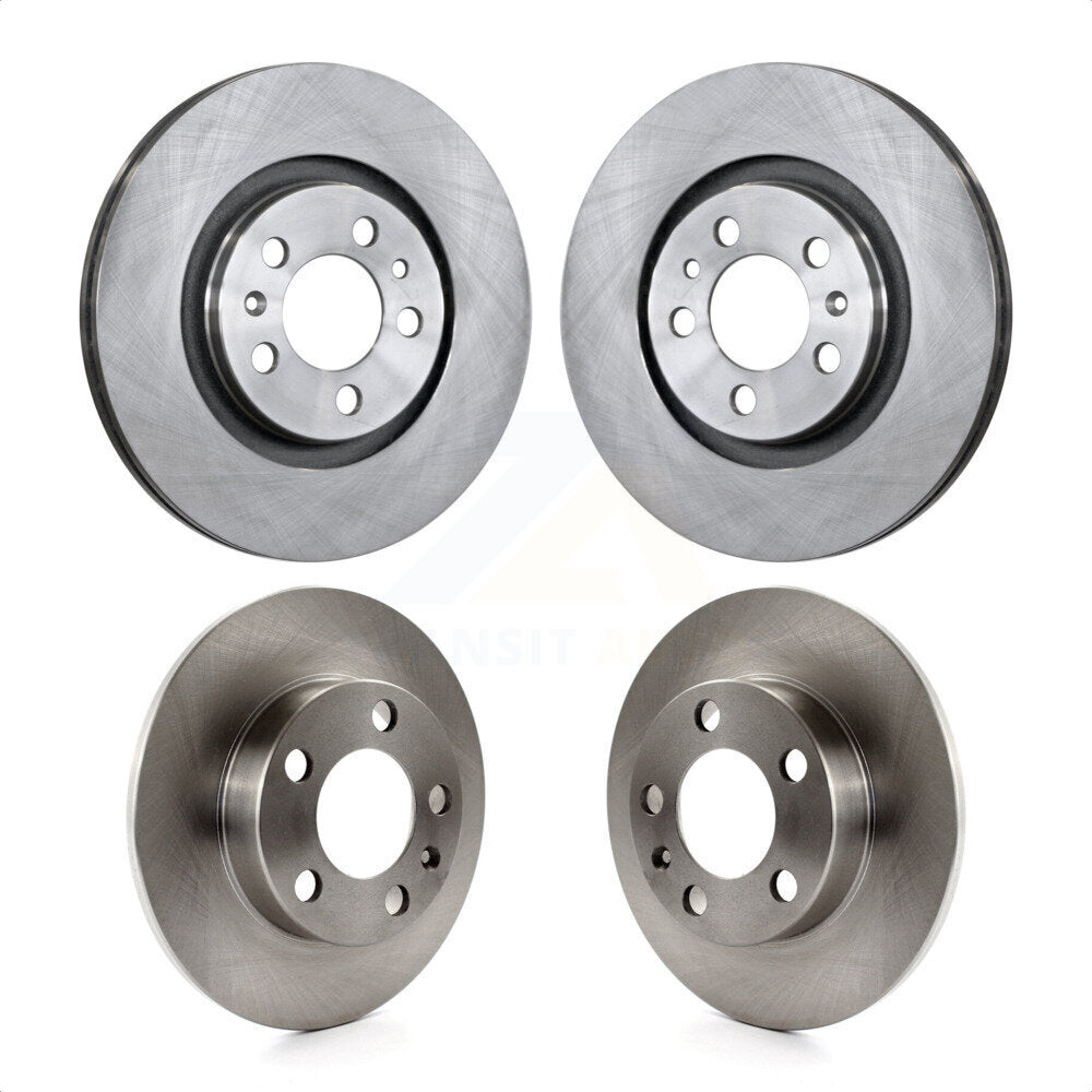 Front Rear Disc Brake Rotors Kit For Volkswagen Beetle Jetta Golf City K8-101277